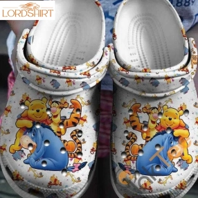 Winnie The Pooh Cartoon Movie Crocs Clog Shoes