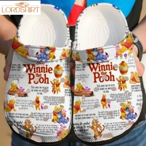 Winnie The Pooh Crocs Crocband Clog Comfortable For Mens Womens Classic