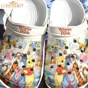 Winnie The Pooh Crocs Crocband Clog Unisex Fashion Style For Women Men Nd