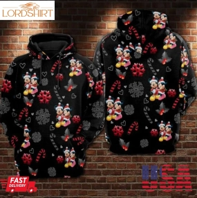 Xmas Mickey Mouse 3D Hoodie