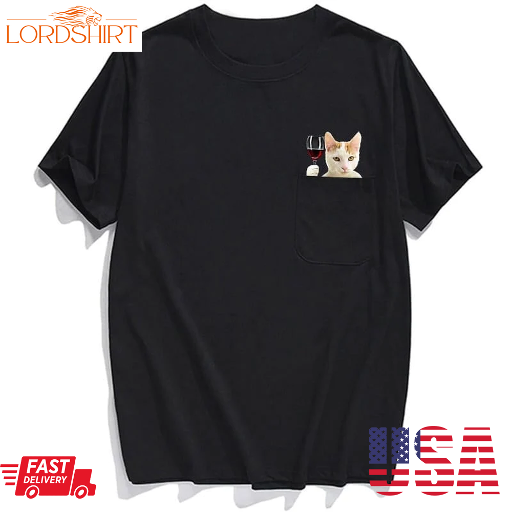 Japanese Bobtail Cat Pocket T Shirt