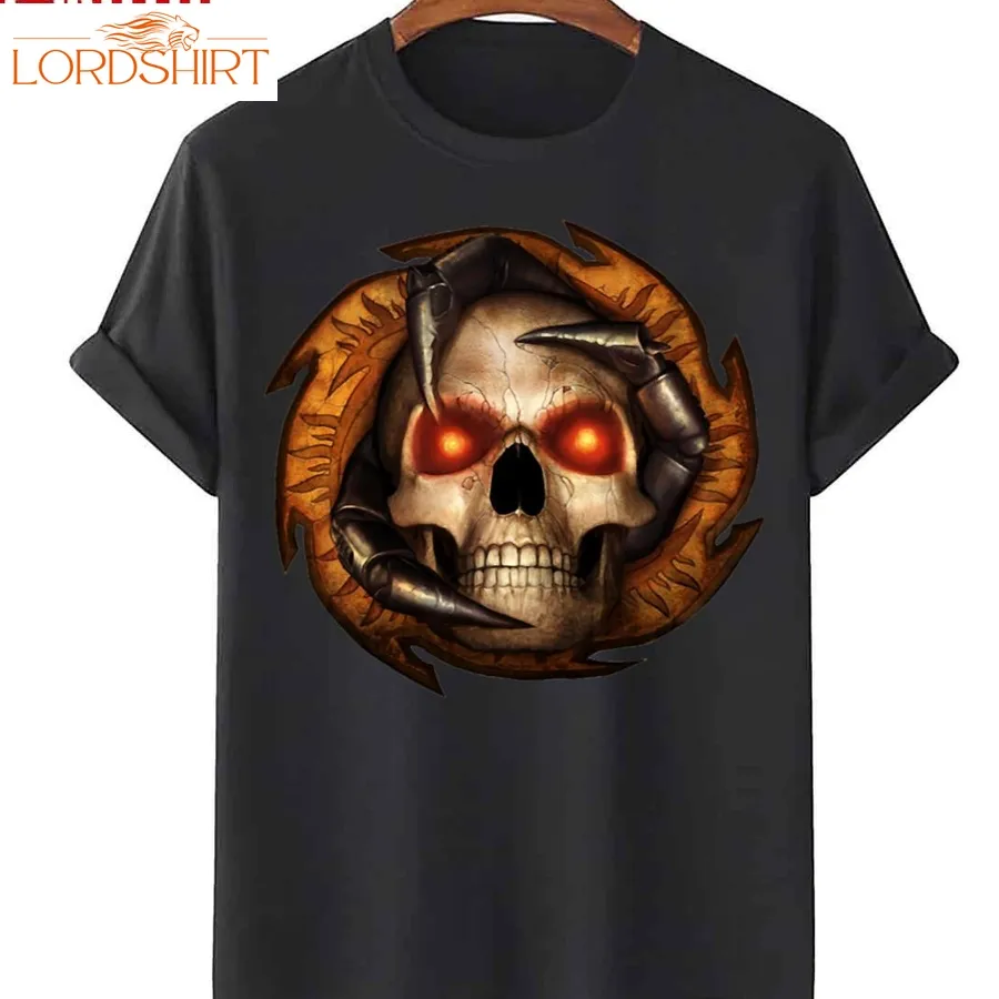 Baldur's Gate Skull Logo Unisex T Shirt