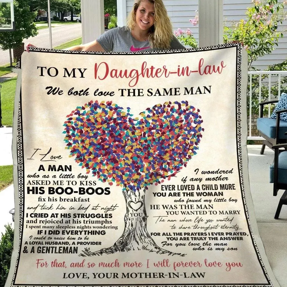 Blanket Gift For Daughter In Law From Mother In Law I Will Forever Love You