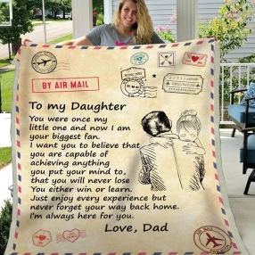 Blanket Gift For Daughter You Were Once My Little One To My Daughter Blanket Gifts From Dad