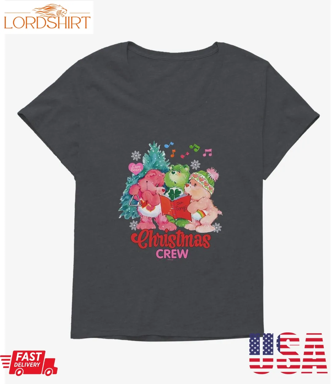 Care Bears Christmas Crew Girls T Shirt Plus Size