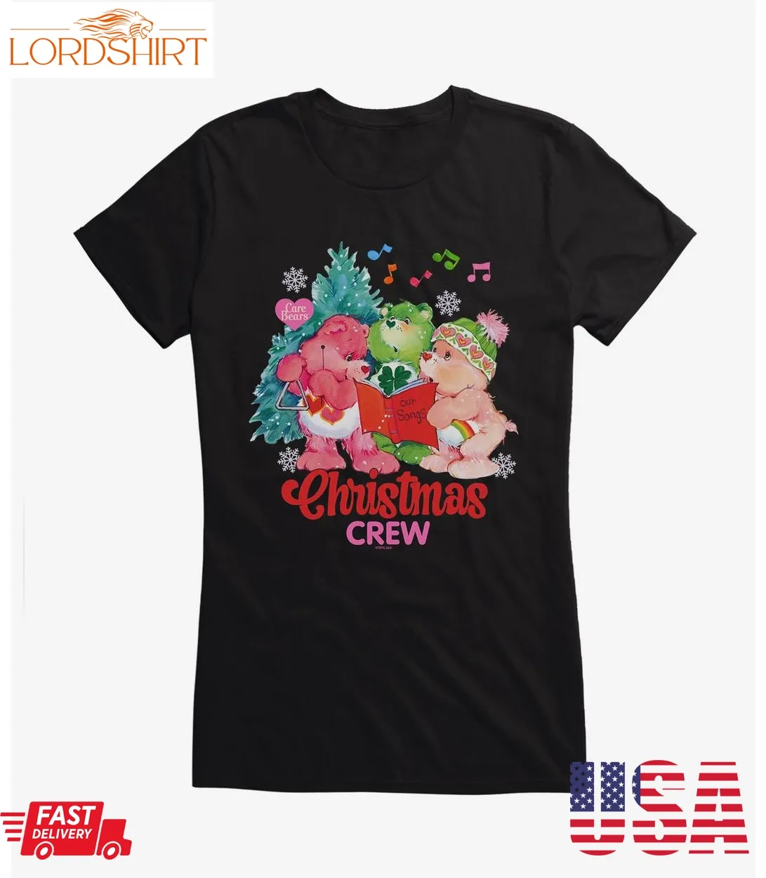 Care Bears Christmas Crew Girls T Shirt