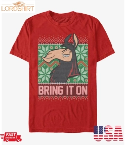 Disney Emperors New Groove Bring It Ugly Christmas T Shirt