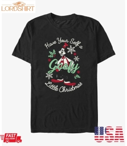 Disney Goofy Little Christmas Black T Shirt