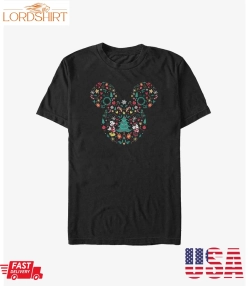 Disney Mickey Mouse Christmas Icon Ear Big And Tall T Shirt