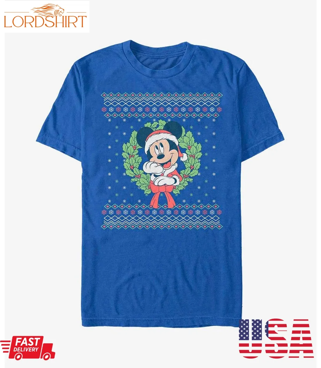 Disney Mickey Mouse Mickey Christmas T Shirt