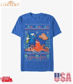 Disney Pixar Sea Christmas Pattern Sweater T Shirt