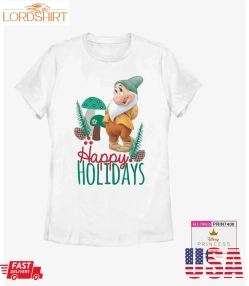 Disney Snow White And The Seven Dwarfs Bashful Christmas Girls T Shirt Plus Size