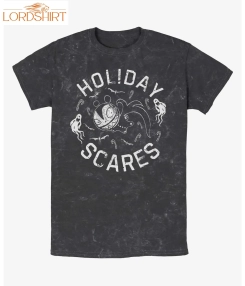 Disney The Nightmare Before Christmas Holiday Scares Vampire Teddy Mineral Wash T Shirt