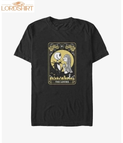 Disney The Nightmare Before Christmas Jack And Sally Lovers Tarot Big And Tall T Shirt