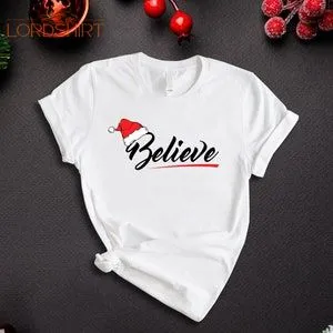 Christmas Believe Shirt Family Matching T-shirt Set