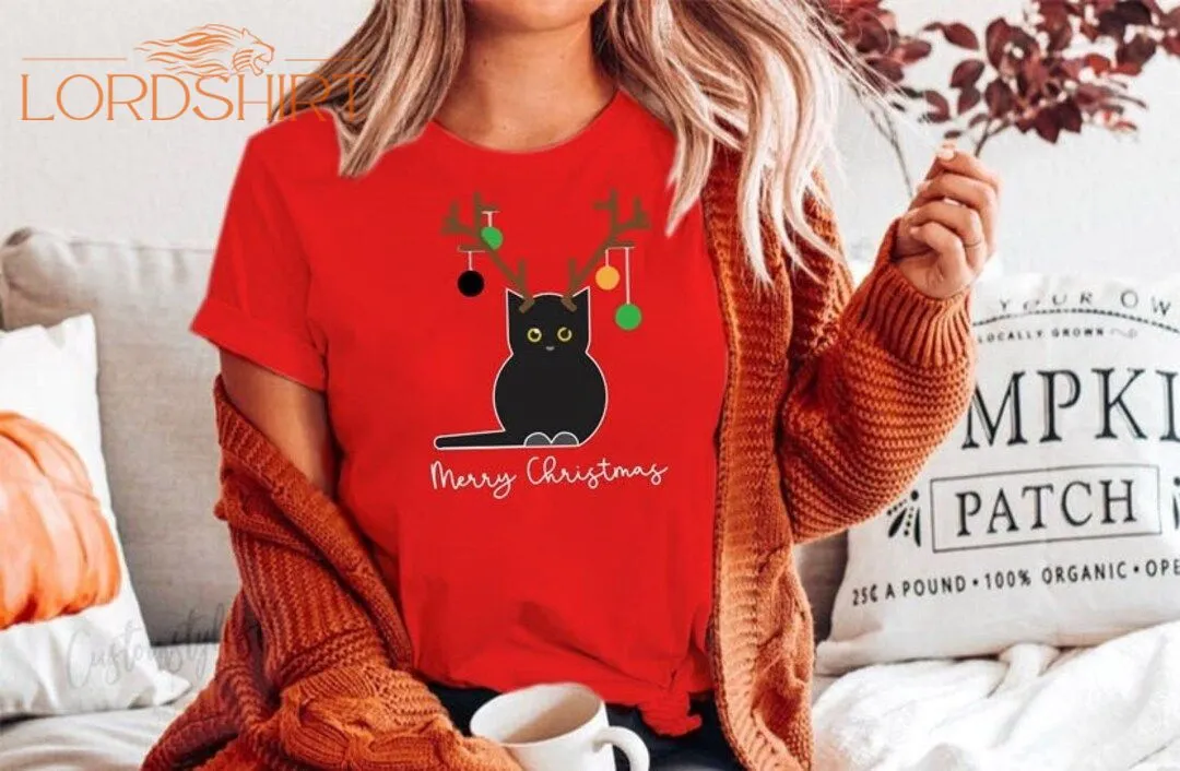 Christmas Cat Shirt Christmas Shirt Cute Christmas Shirt