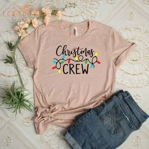 Christmas Crew Shirt Christmas Lights Shirt Christmas