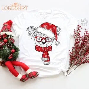 Christmas Koala T-shirt Women's Christmas Koala Shirt