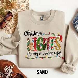 Christmas Lights Shirt Christmas Lights Sweatshirt Christmas