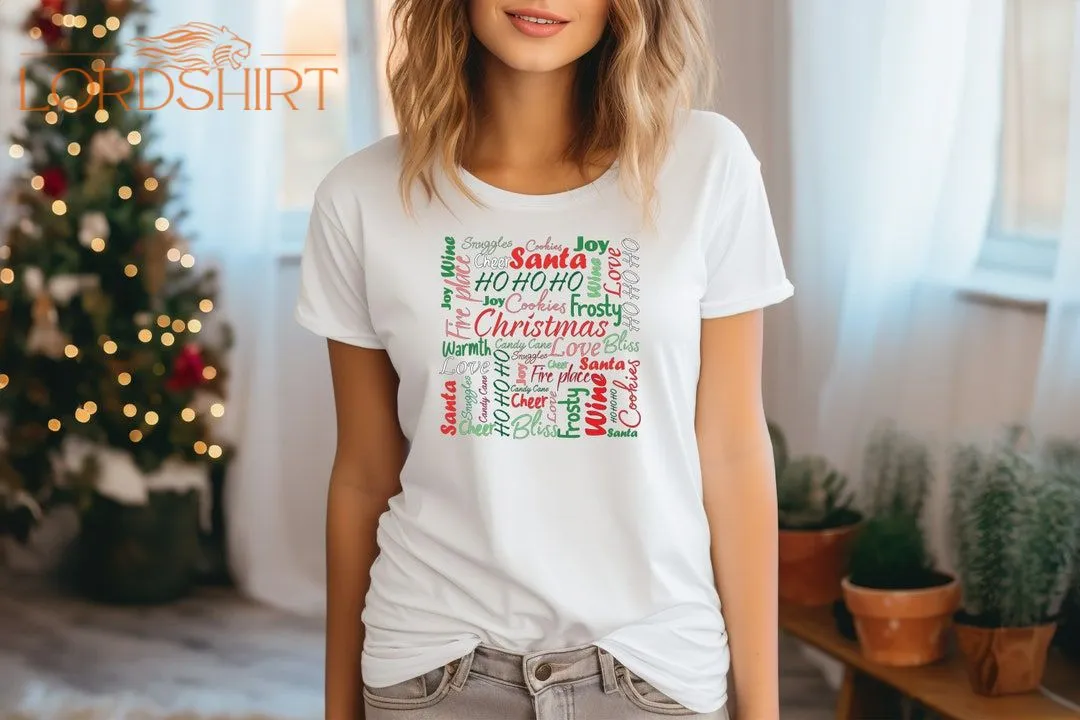 Christmas Party T-shirt Christmas Merry Minimalist Christmas