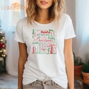 Christmas Party T-shirt Christmas Merry Minimalist Christmas