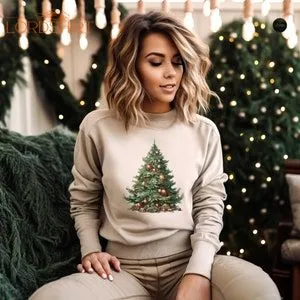 Christmas Tree Sweatshirt Christmas T-shirt Christmas Shirts