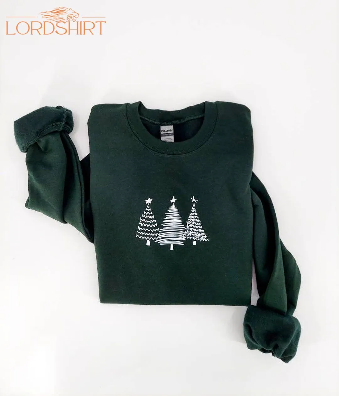 Christmas Tree Sweatshirt Evergreen Trees Trees Sweatshirt