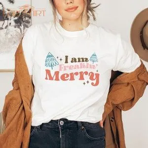 Christmas Tshirt Christmas Lights Winter Shirt Boho