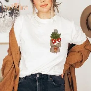 Christmas Tshirt Girl With Christmas Tree Wintershirt