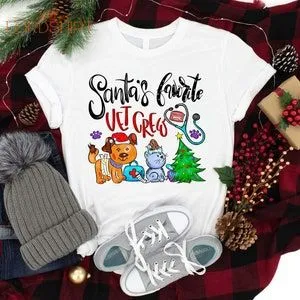 Christmas Vet Tech Shirt Vet Tech Christmas T-shirt Jolly