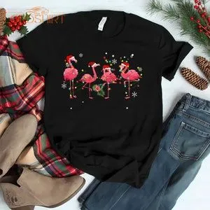 Flamingo Christmas T Shirt Flamingo Christmas Shirtflamingo