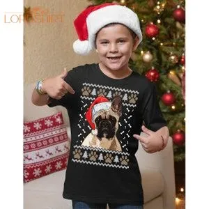 French Bulldog Christmas Tshirt French Bulldog T Shirt Mens