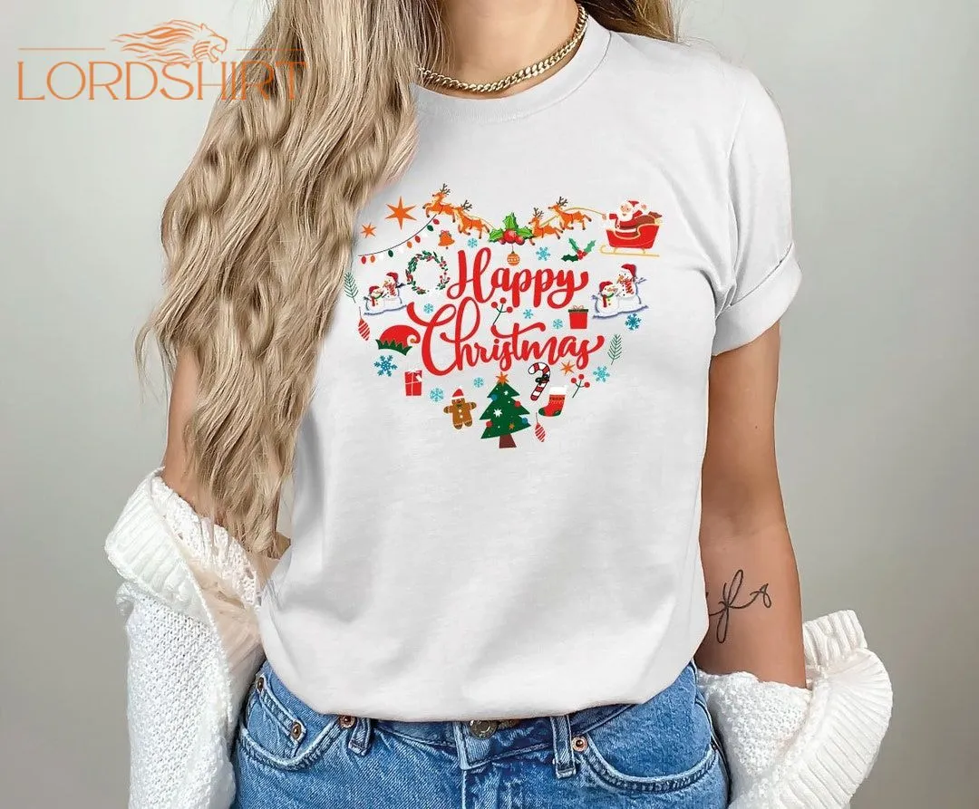 HAPPY CHRISTMAS T-shirt Xmas Funny Xmas Family Holiday Santa