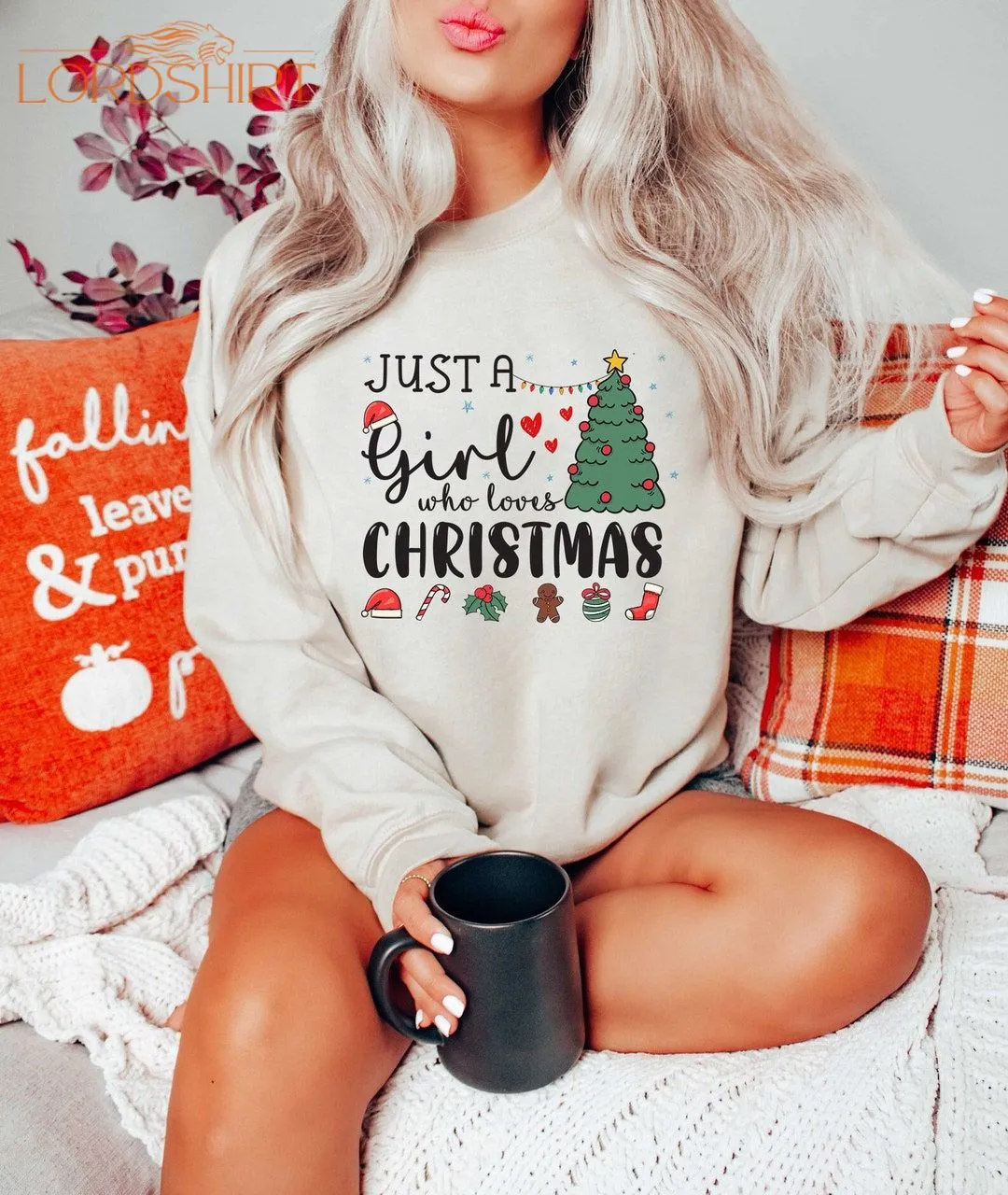 Just A Girl Who Loves Christmas Women's Christmas