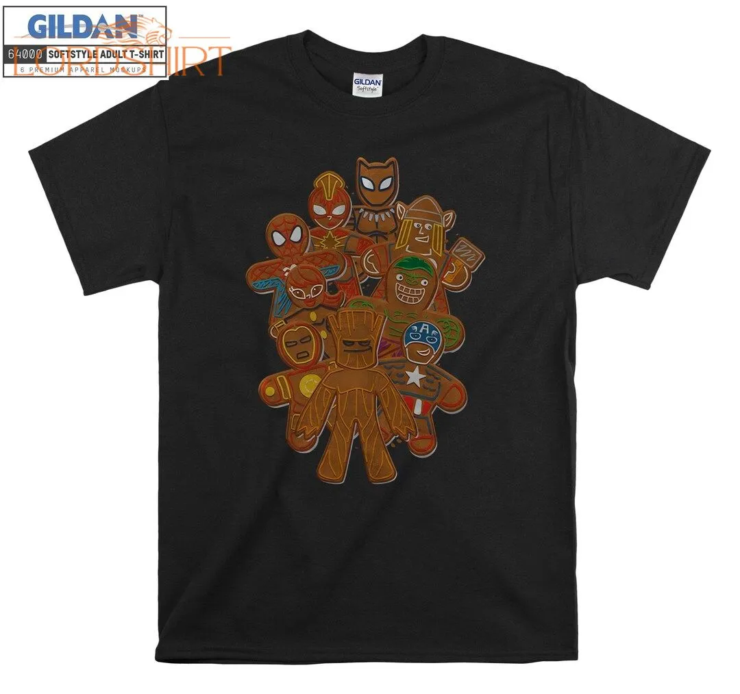 Marvel Avengers Gingerbread T-shirt Hoody Kids Child Tote Bag