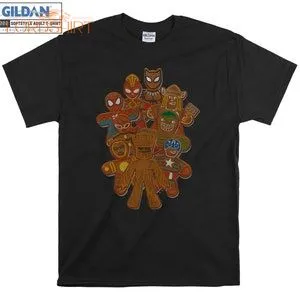 Marvel Avengers Gingerbread T-shirt Hoody Kids Child Tote Bag