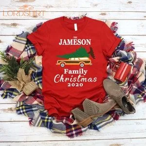 Matching Family Christmas T-shirts Personalized Custom Family