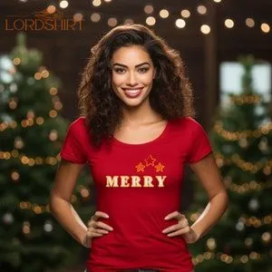 Merry Merry Christmas T-shirt Merry Shirt For Women