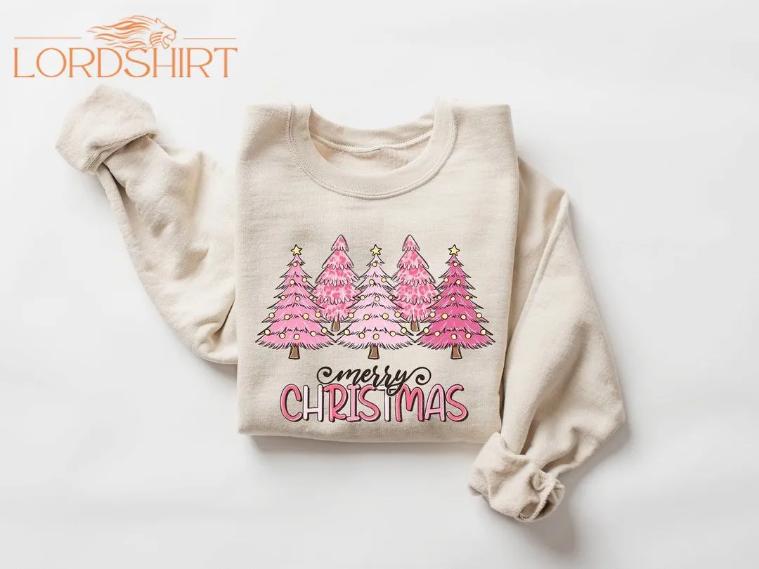 Pink Tree Christmas Sweater Christmas Sweater Christmas