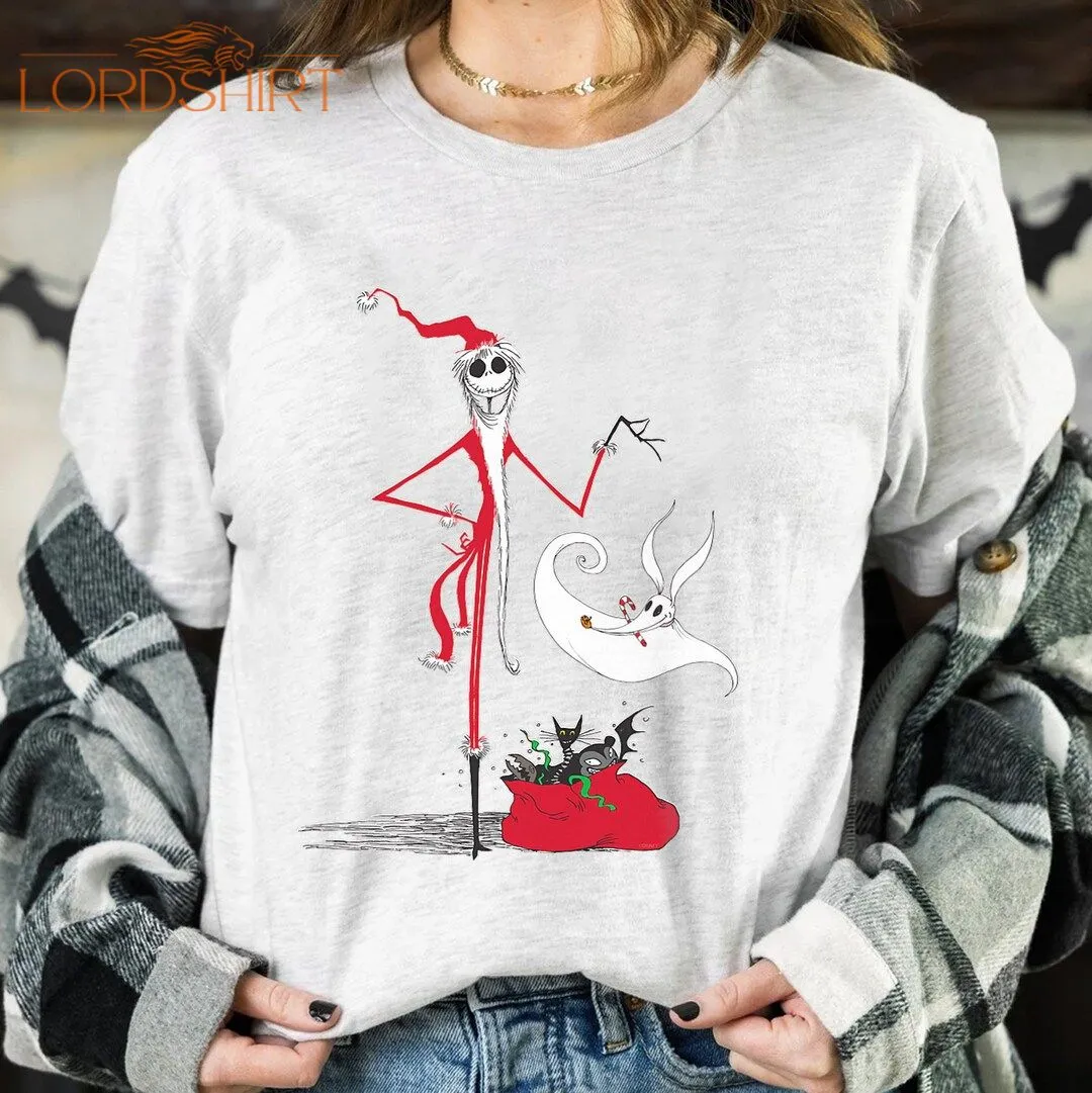 Retro Nightmare Before Christmas Jack Skellington Santa Claus