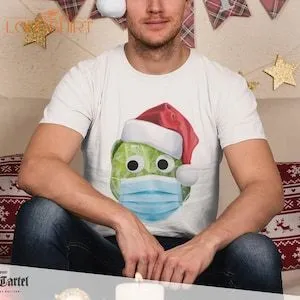 SPROUT MASK Funny Christmas Tshirt Mens Funny Christmas