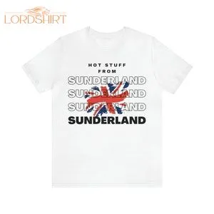 Sunderland T-shirt. Birthday Gift Union Jack British Shirt