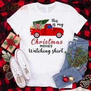 This Is My Christmas Movies Watching Shirt 90s Vintage Xmas