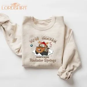 Tow Mater Radiator Springs Christmas Sweatshirt Holiday