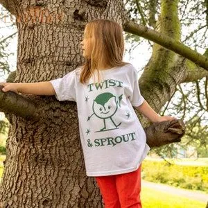 Twist And Sprout Girls' Christmas T-shirt