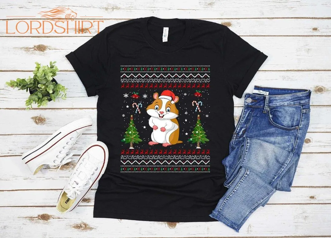 Ugly Hamster Christmas T-shirt For Men Women Christmas