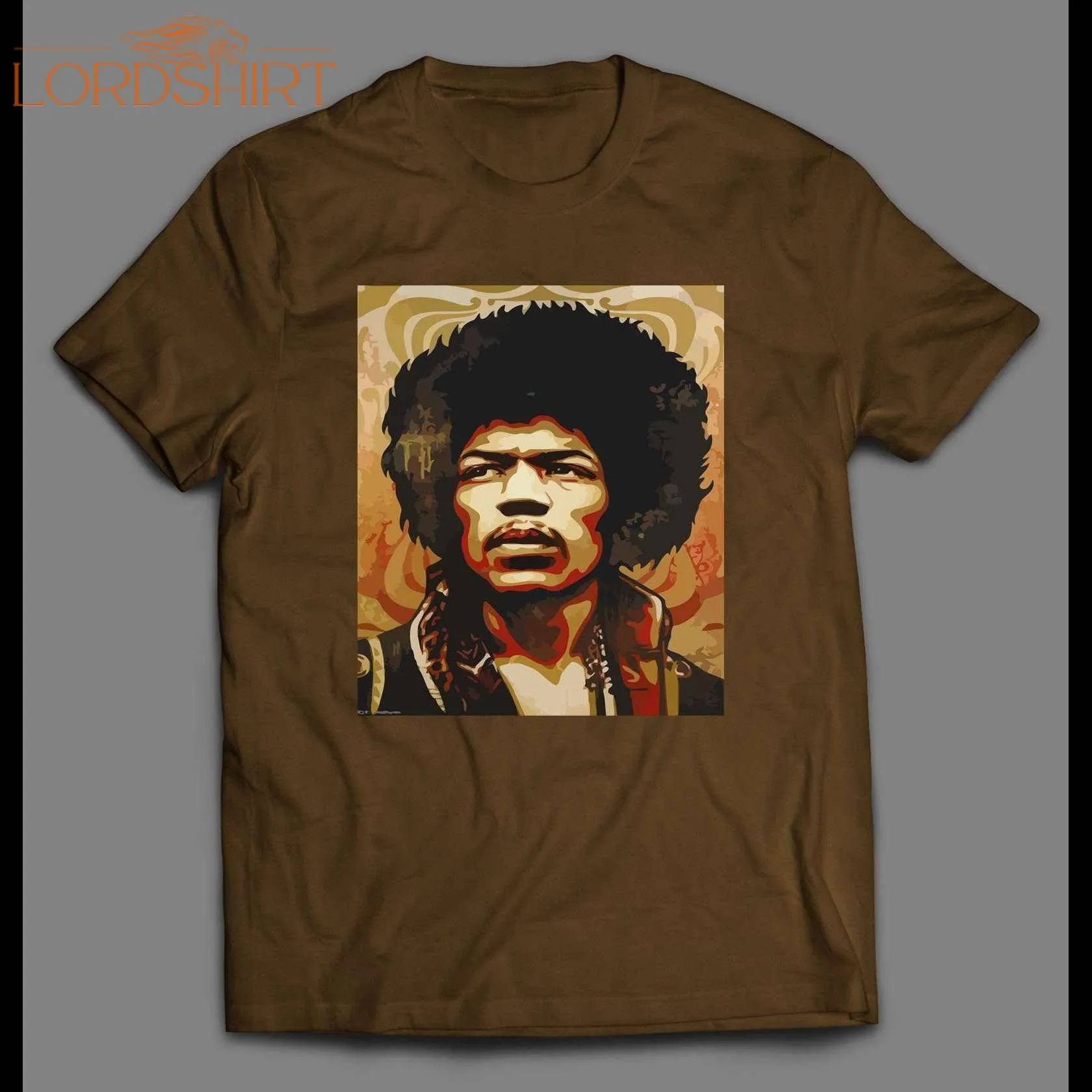 1970s Guitarist Jimi Custom Art Shirt