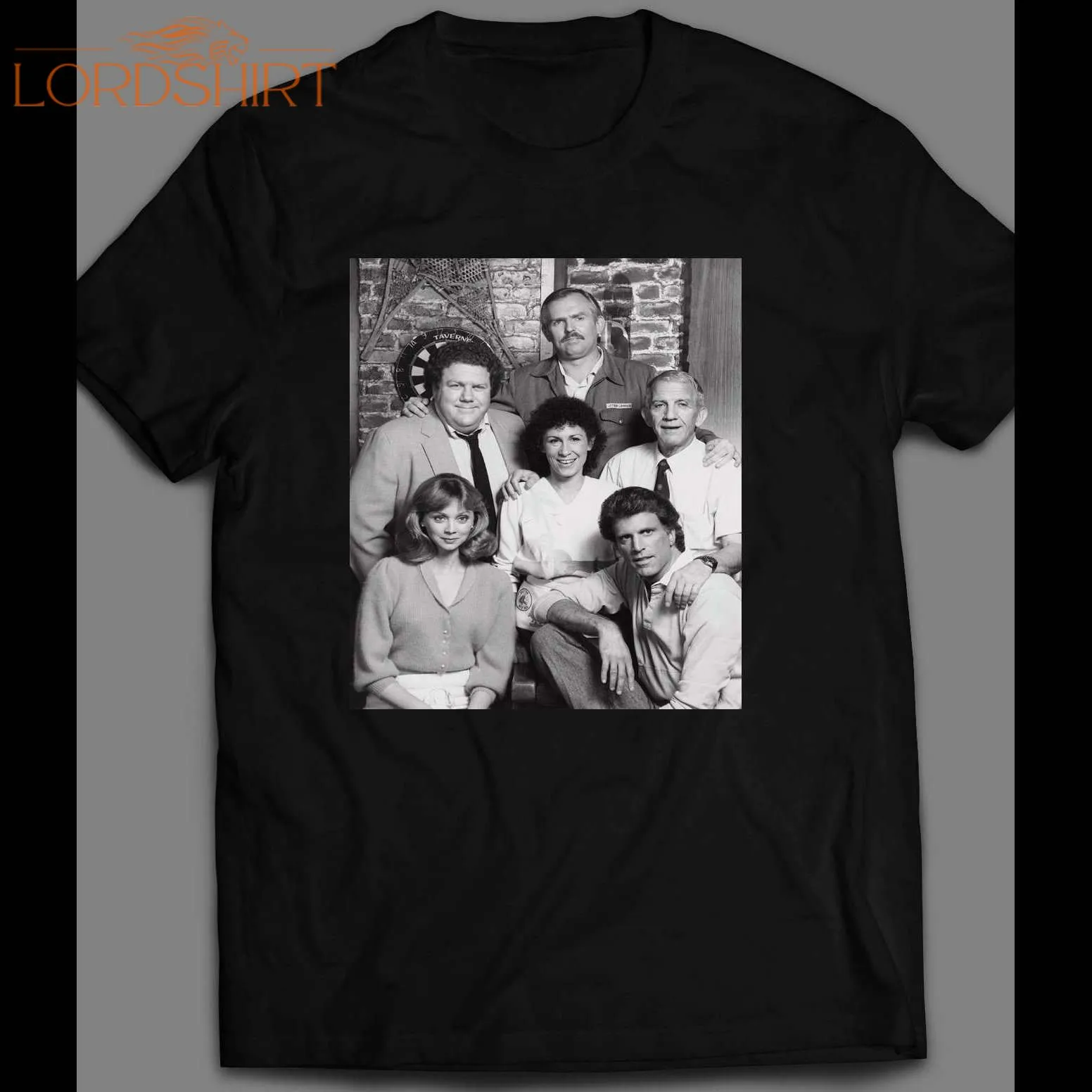 1980's Tv Sitcom Cheers Crew Photo Shirt