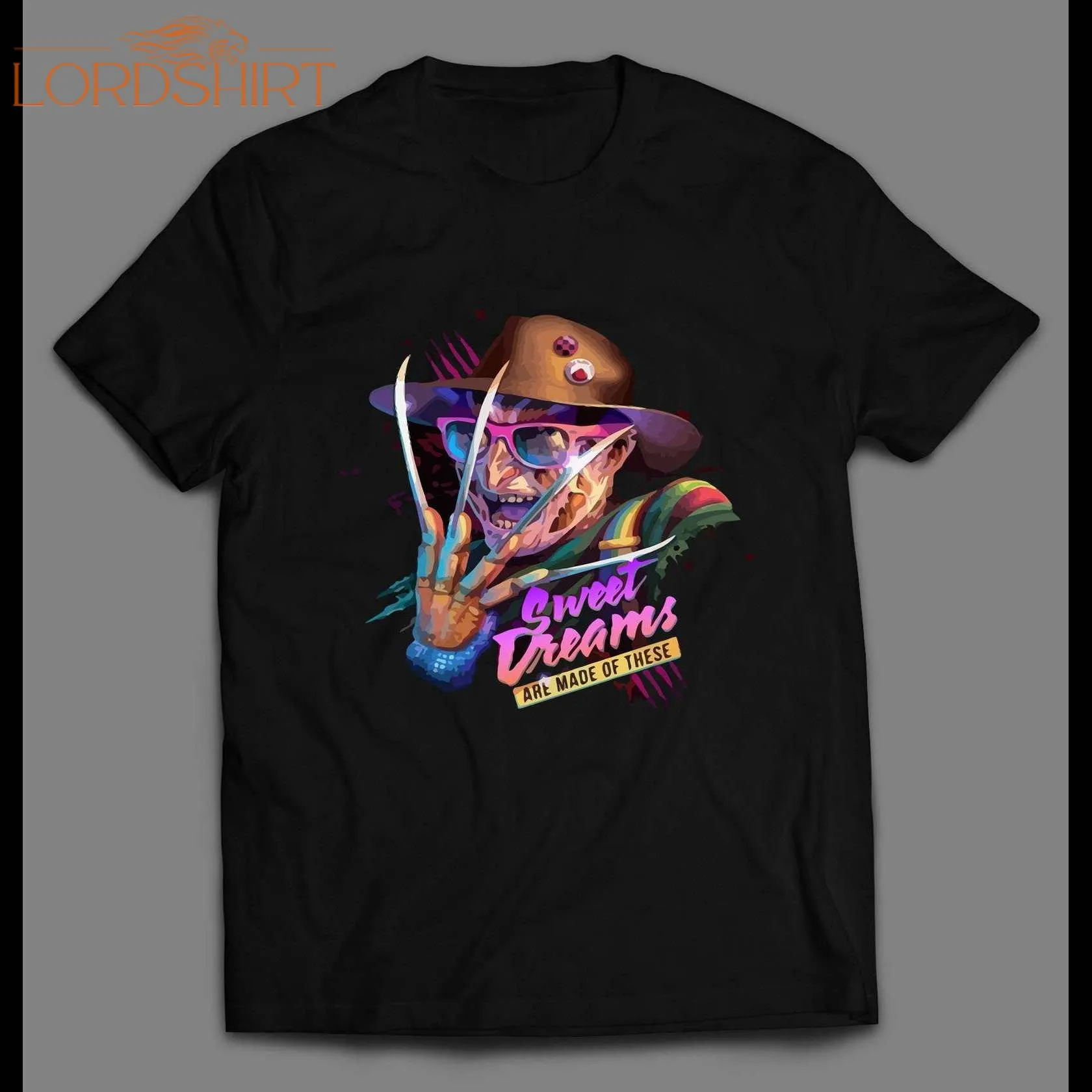 1980s Retro Style Freddy Krueger Sweet Dreams Are Made Of These Shirt