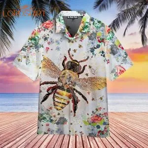 3d Bee Colorful Hawaiian Shirt